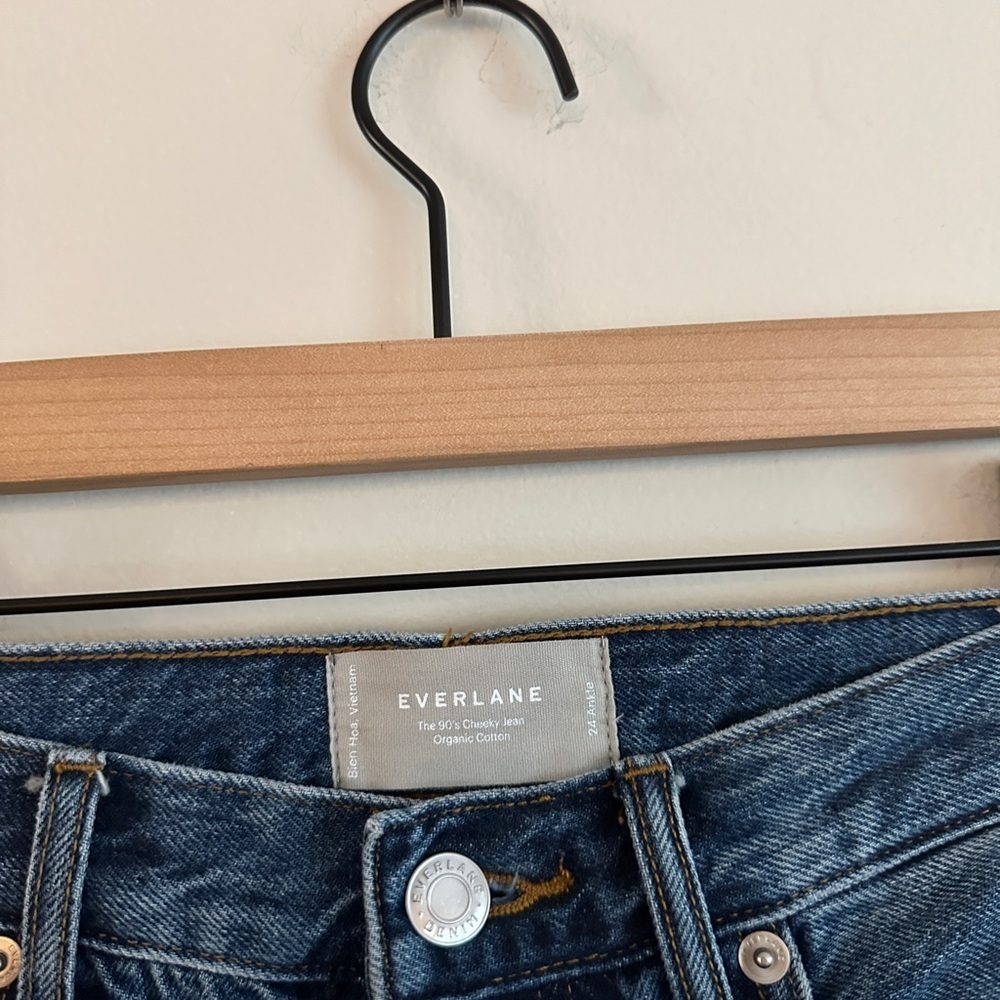 Everlane The 90s Cheeky Jean - Deep Atlantic - Size 23 - Picture 6 of 9